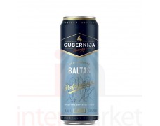 Alus kvietinis BALTAS 4,8% 0,568L Gubernija
